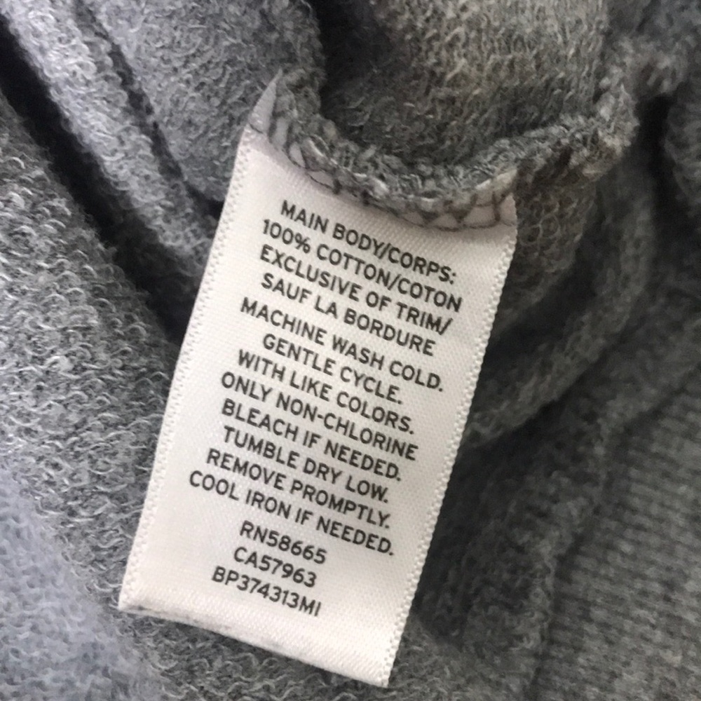 BP. Nordstrom Gray Ruffle Long Sleeve Pullover SM - Picture 4 of 8